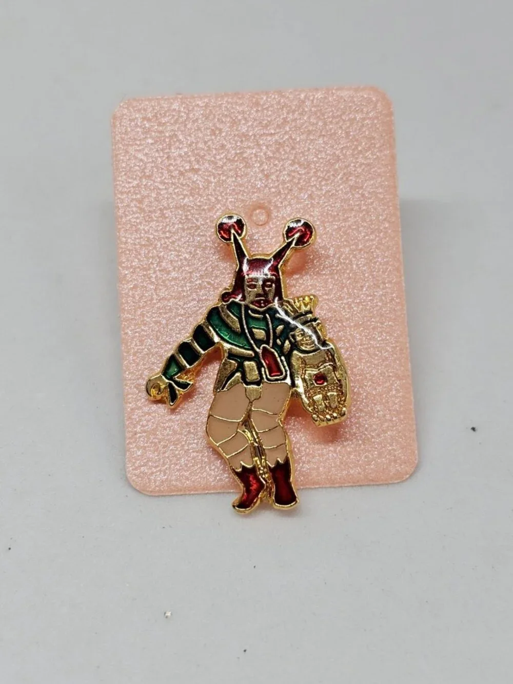 Vintage Kachina Masonic El Zaribah Shriners Pin Lapel Enamel Clown Unit
